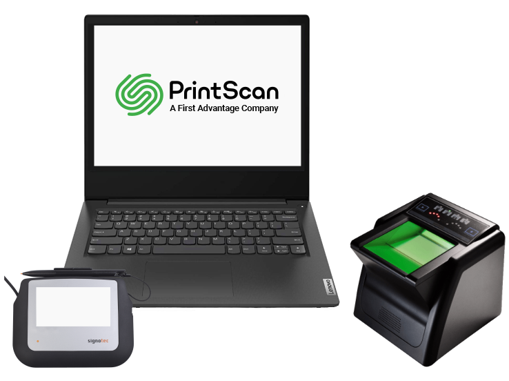 PrintScan® Civil Live Scan System Standard Package